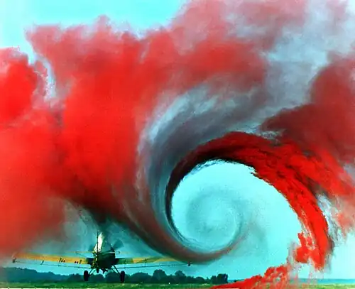 Image 15NASA study on wingtip vortices at Wake turbulence, by Langley Research Center (edited by Fir0002) (from Wikipedia:Featured pictures/Sciences/Others)