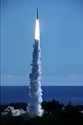 Launch of Ait-2, September 15, 1999. Kodiak Launch Complex, Alaska.