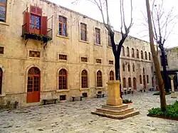 The courtyard