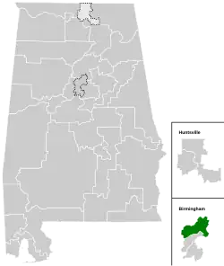 Map of the district