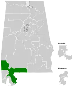 Map of the district