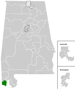 Map of the district