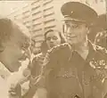 Karmavir Alamohan Dass with Lady and Lord Mountbatten, last Viceroy of India