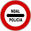 Stop, police check