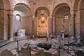 Interior of the baptistery