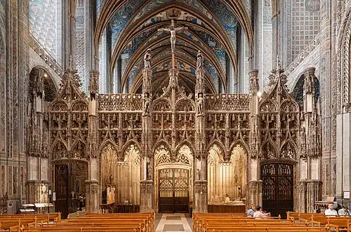 The 15th century rood screen