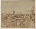 Albrecht Dürer, drawing of Heroldsberg (1510)