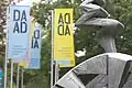 2010 Ahead II, 360 x 240 x 240 cm, Aluminium, DAAD-Main building in Bonn