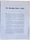 Alexandra Palace Souvenir Programme of the Opening Ceremony, p3.
