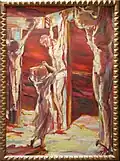 Crucifixus, 1938, Oil, ca. 71x52 cm