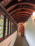 Walkway between the presbytery and the Church