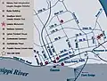 Map showing the monument as "You are Here"