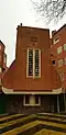Museum court: a brick ornament of the Amsterdam building society Eigen Haard