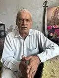 An old (retd.) Thathera craftsman in Thathera market .