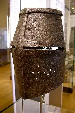 German great helm of the 12th or 13th century.