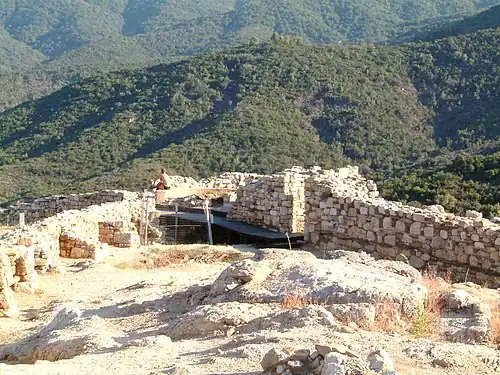 Archaeological site near the village of Stagira