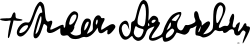 Anders Cardinal Arborelius's signature