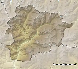 Meritxell is located in Andorra