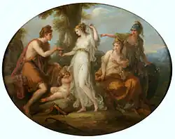 The Judgment of Paris (c. 1781), oil on canvas, 80 x 100.9&nbsp;cm., Museo de Arte de Ponce, Puerto Rico