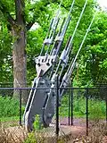 Antenna mast guy-wire anchor 1