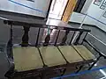 Antique wooden Sofa Chair that used by Rev. W. T. Ringeltaube, (now at Mylaudy Church Museum)