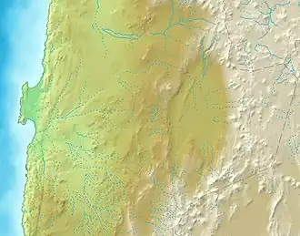 Cerro Tujle is located in Región de Antofagasta