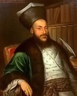 Alecu Văcărescu; portrait by Anton Chladek
