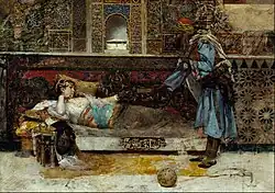 The Sultan's Gift (c.1885) Museu Nacional d'Art de Catalunya