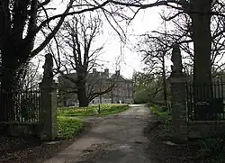 Driveway entrance