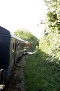 Approaching the Loop Platform from the south.