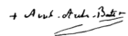 Ambrose Maréchal's signature