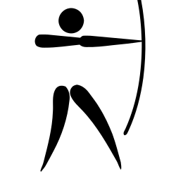 Archery pictogram