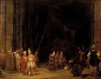 Aert de Gelder's The Temple Entrance, now in the Mauritshuis