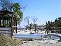 Central avenue during the reconstrustion
