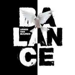 Under a Black and White Background, a dove sits on top of the letter "A". Three letters of seven letters of the Album's title appear in White on the Black Side on the left, the other three in Black on the White Side on the right. With the letter "A" in the middle, on side black and the other in white. The artist's name appear in between the "L" and "A" on the Black (Left) side.