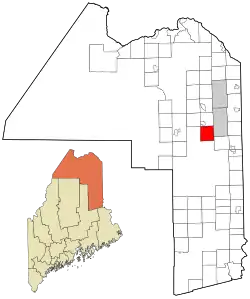 Location of Chapman, Maine