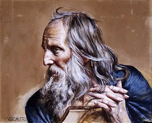 The philosopher or Saint Paul, 1917