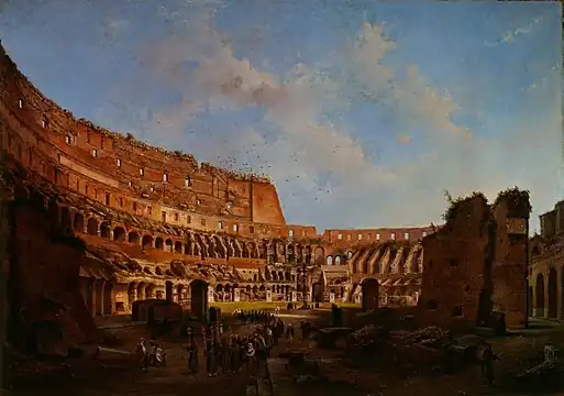 Procession all'interno del Colosseo, 1870 (Art collections of Fondazione Cariplo)