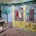 Artwork of two men embracing