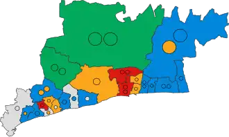 2023 results map