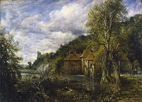 Arundel Mill and Castle by John Constable, 1837