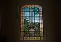 Stained glass.