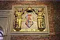 Tudor Crown depicted on the arms of Jane Seymour at Hampton Court Palace