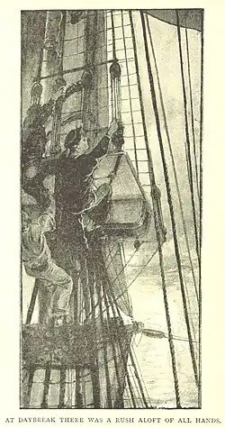 Hands going aloft
