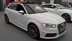 Audi S3 Sportback front view (8V; pre-facelift)