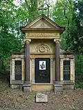Grave monument for August Sponholz