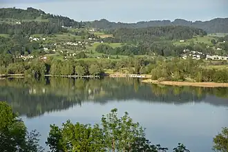 Auslikon aus seen from the Jucker Farm in Seegräben