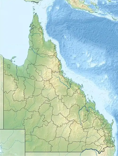Copperlode Falls Dam is located in Queensland