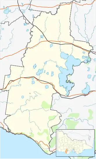 Terang is located in Corangamite Shire