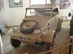 Type 82 on display at the Porsche museum Gmünd&nbsp;[de]